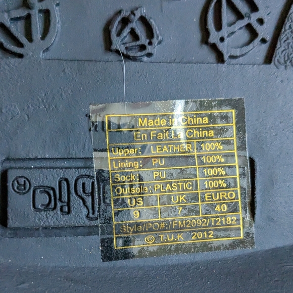 Anarchic by Tuk combat boots - Picture 2 of 3